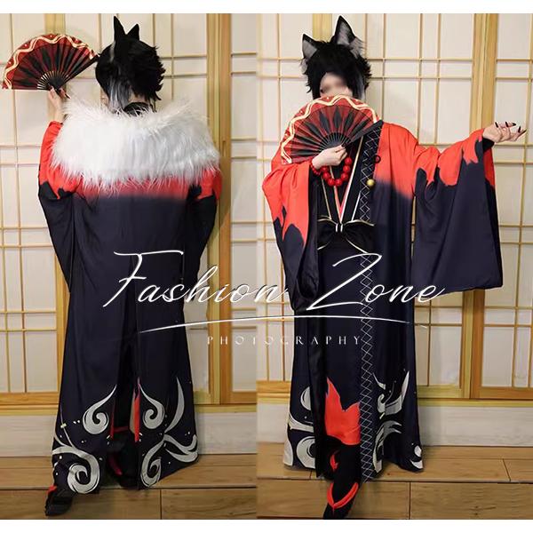文豪ストレイドッグス 風 芥川龍之介 コスプレ衣装 ウィッグ 靴 cosplay ハロウィン 演出服 変装