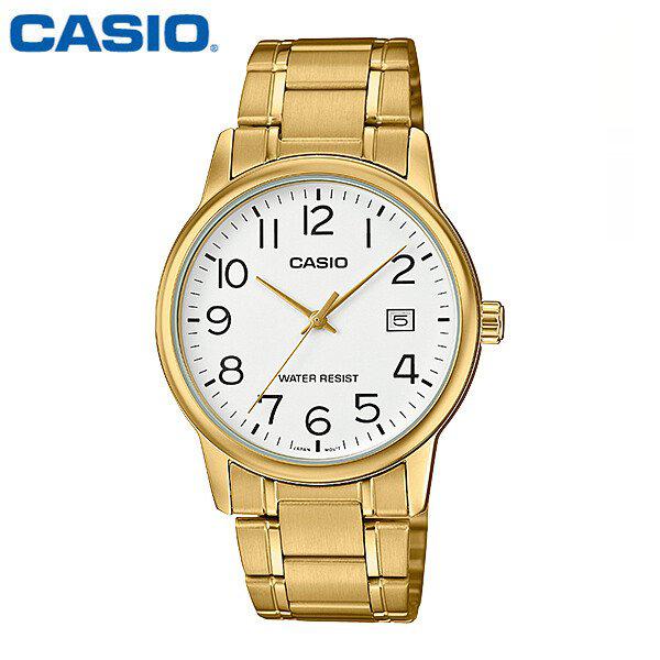 時計 MTP-V002G-7B2D / LTP-V002G-7B2D 男性用腕時計 カップル時計 メタルバンド 正規品