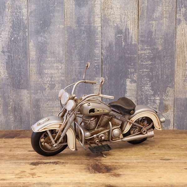 オブジェ 置き物 インテリア雑貨 家具 インテリア ヴィンテージ モーターサイクル SILVER