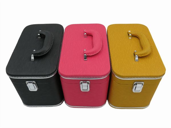 メイクボックス メイク道具 コスメ 美容 ヘアケア コスメボックス トレンチケース 無地柄 化粧品