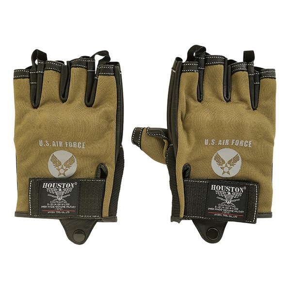 HTVG2313S メッシュレザーハーフグローブ カーキ LXサイズ HTVG2313SKHLX