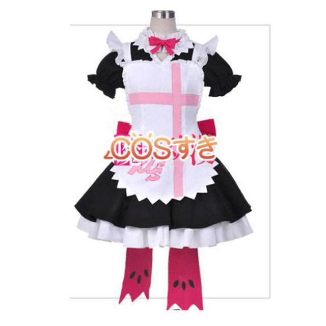 【短納期】コスプレ衣装 ラブライブもぎゅっと" love" で接近中高坂穗乃果 こうさか ほか メイド服 変装 新品