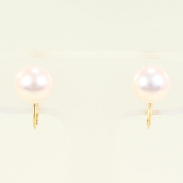 K18 18金 YG イエローゴールド イヤリング パール (真珠) ジュエリー 中古