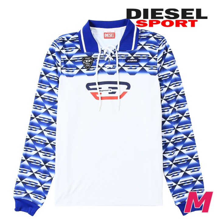 長袖ポロシャツ メンズ AMST-BARABELL-HT22 55DSL レースアップネック die-m-t-f8-752