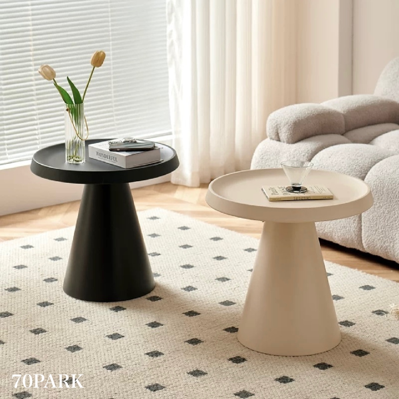 カラフル ラウンド サイドテーブル 全6色 テーブル シンプル 韓国インテリア 韓国雑貨 韓国っぽ インテリア雑貨 韓国 おしゃれ 可愛い 北欧 カラフル 70PARK