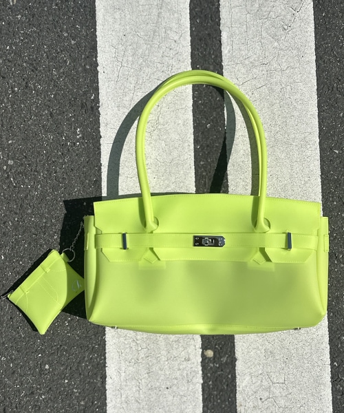 【DEINET】 JELLY TWO-WAY BAG IN LIGHT YELLOW ショルダーバッグ 正規品