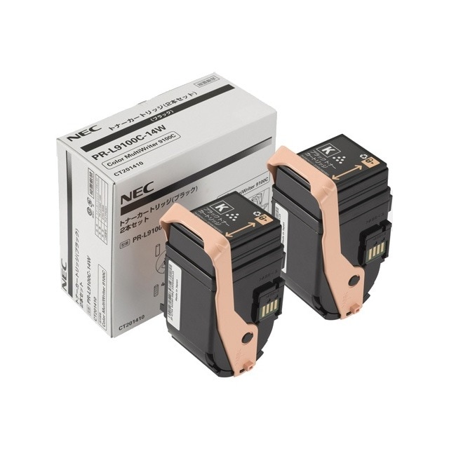 『PR-L9100C-14W』 アウトレット品 純正 NEC 日本電気 トナーカートリッジ ブラック ２個入り