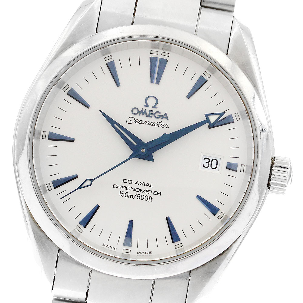 オメガ OMEGA 2502.33 シーマスター アクアテラ コーアクシャル デイト 自動巻き メンズ _893895【中古】