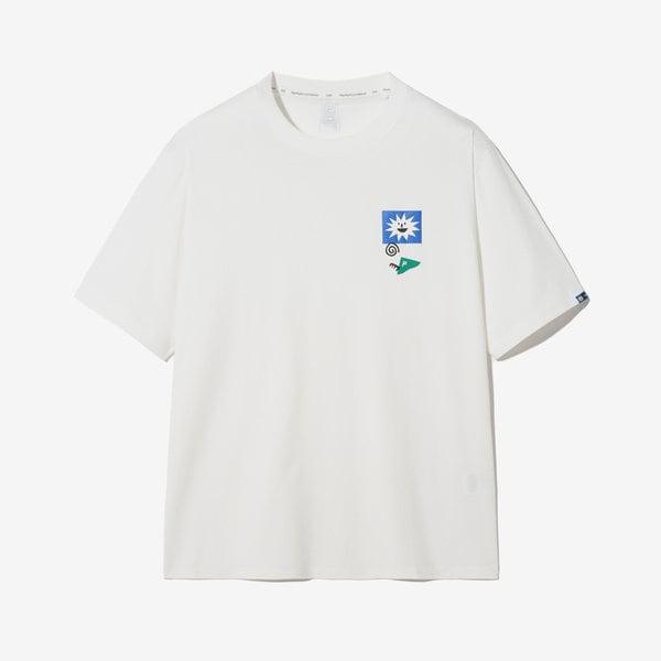 [FILA] サマーグラフィックTシャツ (FS2RSH2403X_OWH)