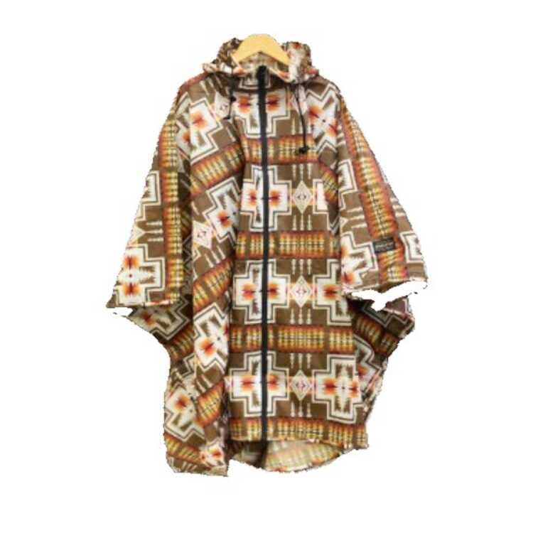 レインポンチョ Harding カーキ フリー（着丈105cm） #PDT-000-231039-KHAKI