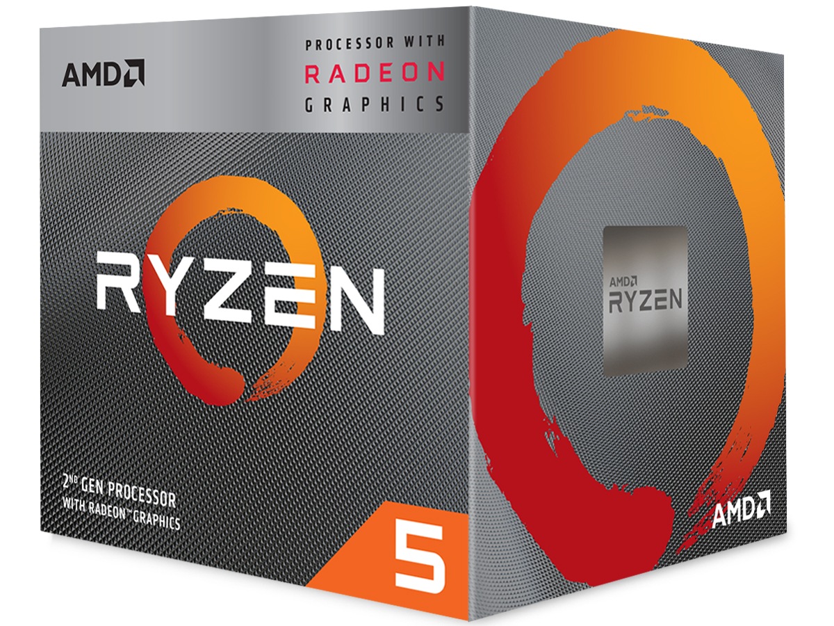 Ryzen 5 3400G BOX 10,472円