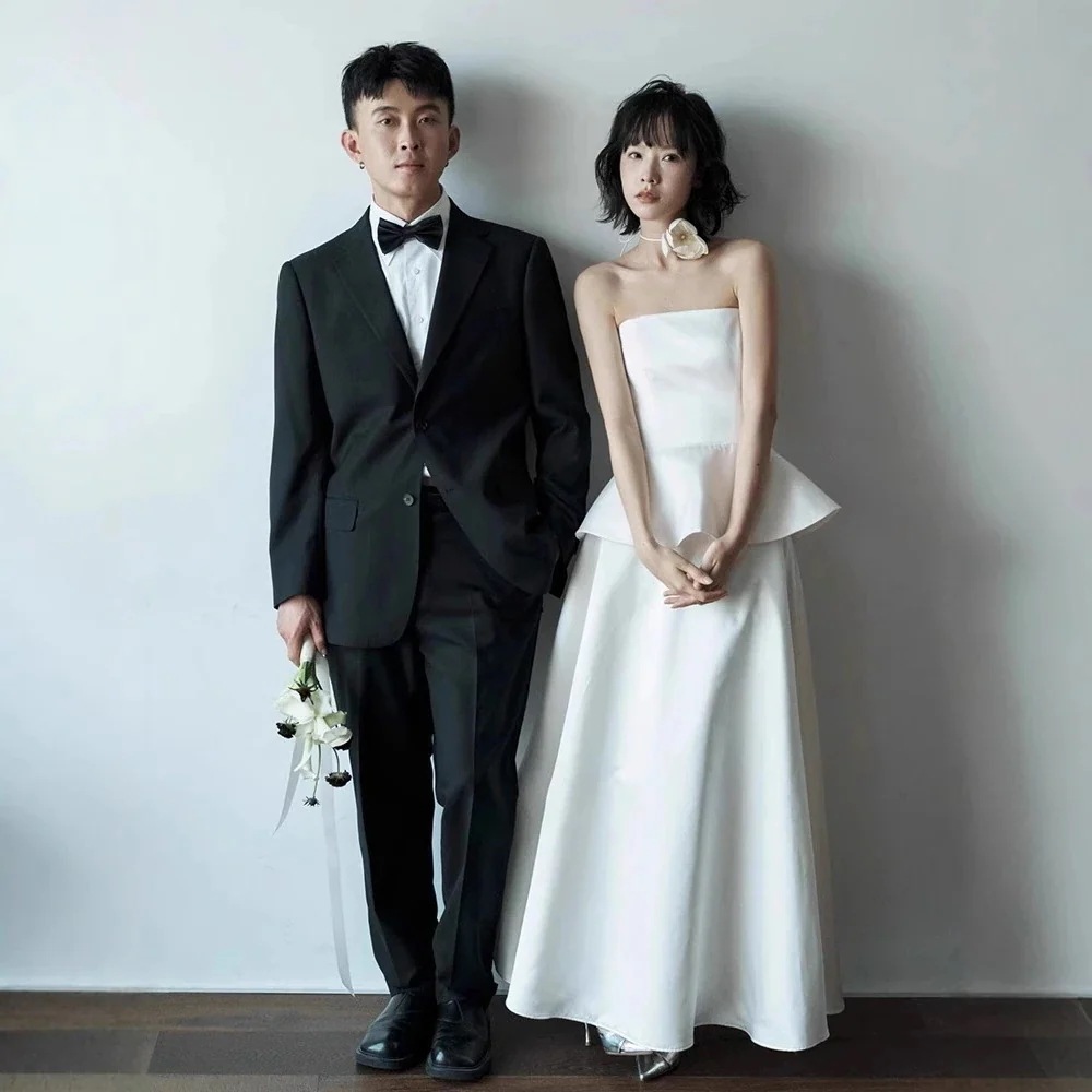 二次会 花嫁 ロングドレス 【今恋】ウェディングドレス 白 結婚式 サイズオーダーメイド可能 成人式 ワンピース 前撮り パーティードレス メガ割 6 お呼ばれ ウェディング 演奏会