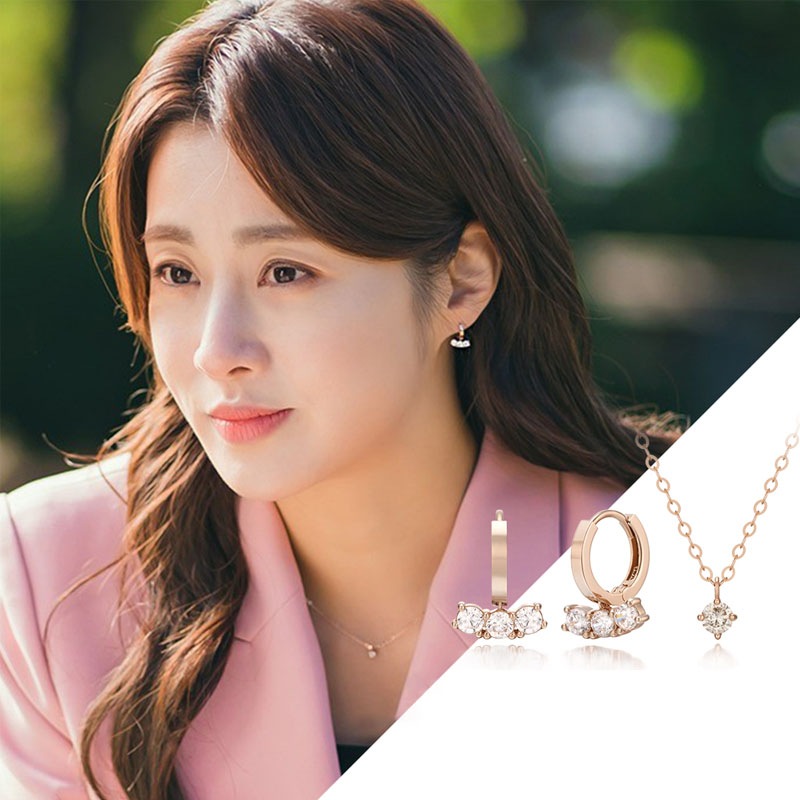 14kグラム ワンタッチ リングピアス/韓国ジュエリー 韓国ファッション 韓国人気ブランド 韓国人気ファッション 人気ジュエリー