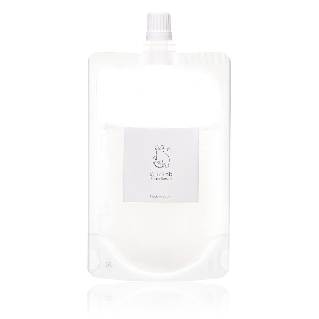 ここラボ ここラボスカルプセラム (100ml×1袋) 乳酸菌の働きで頭皮の乾燥・フケ・かゆみを抑える頭皮美容液 乳酸菌4,500億個のヒト由来乳酸菌配合 頭皮 痒み フケ 乾燥 保湿 脂漏性湿疹 こ