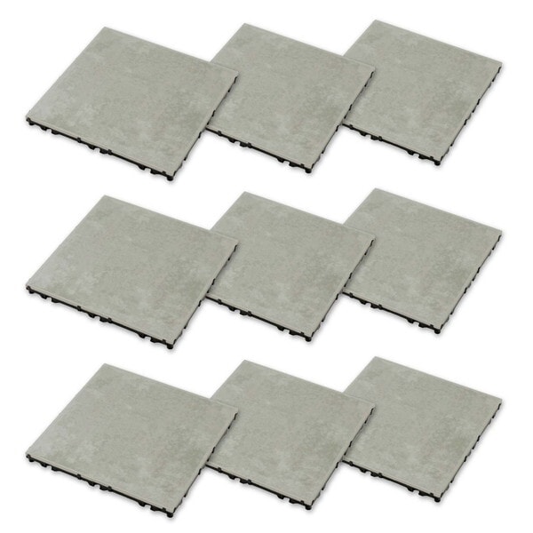 JBG-BCLG/9S BU 敷くだけタイル 磁器 LG 9枚組 メーカー直送