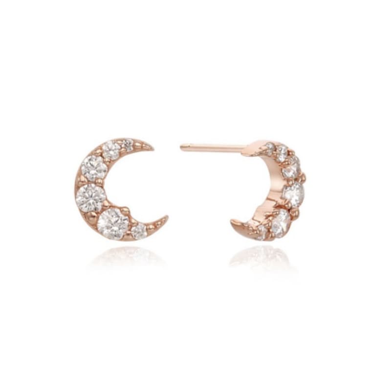COTTINY / Love Moon Earrings / ラブムーンイヤリング