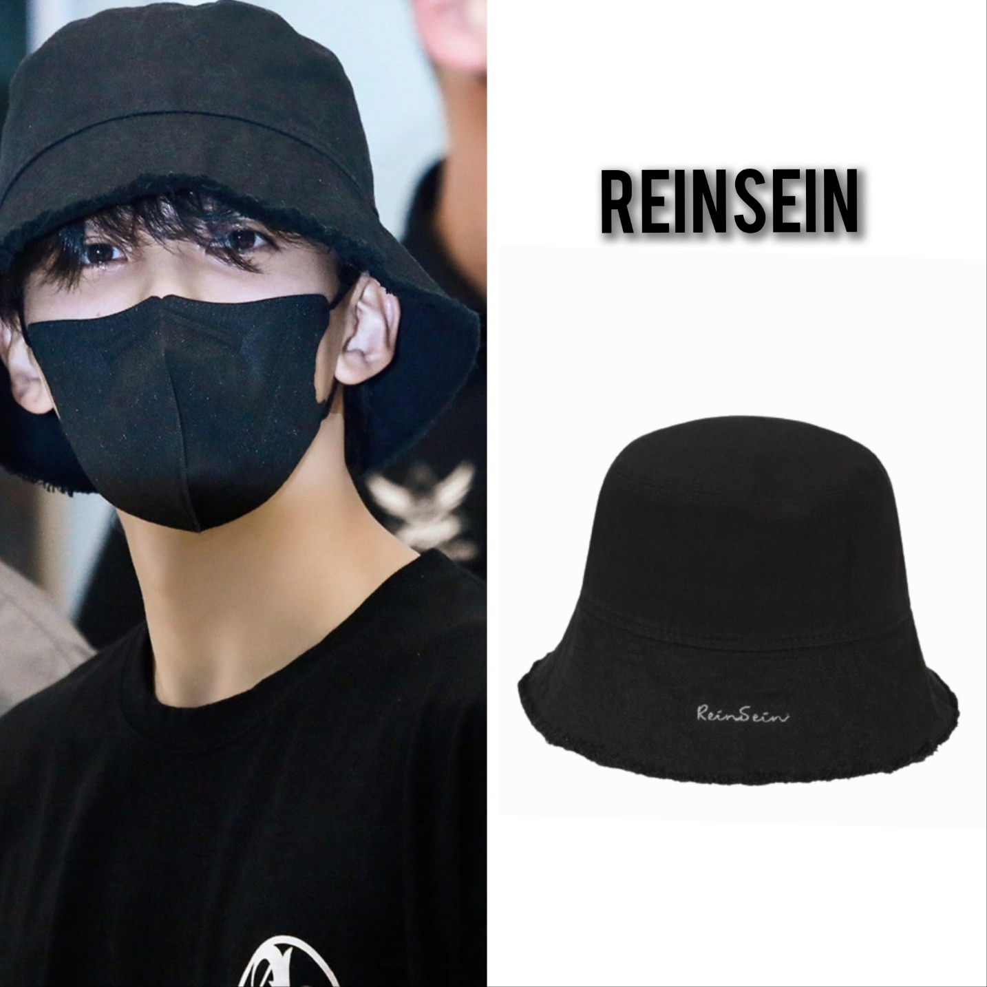 ★SEVENTEEN 着用★関税込★Reinsein★Vintage Bucket Hat★ ☆SEVENTEEN ジュン 着用！！【ReinSein】ゴールデンバケット