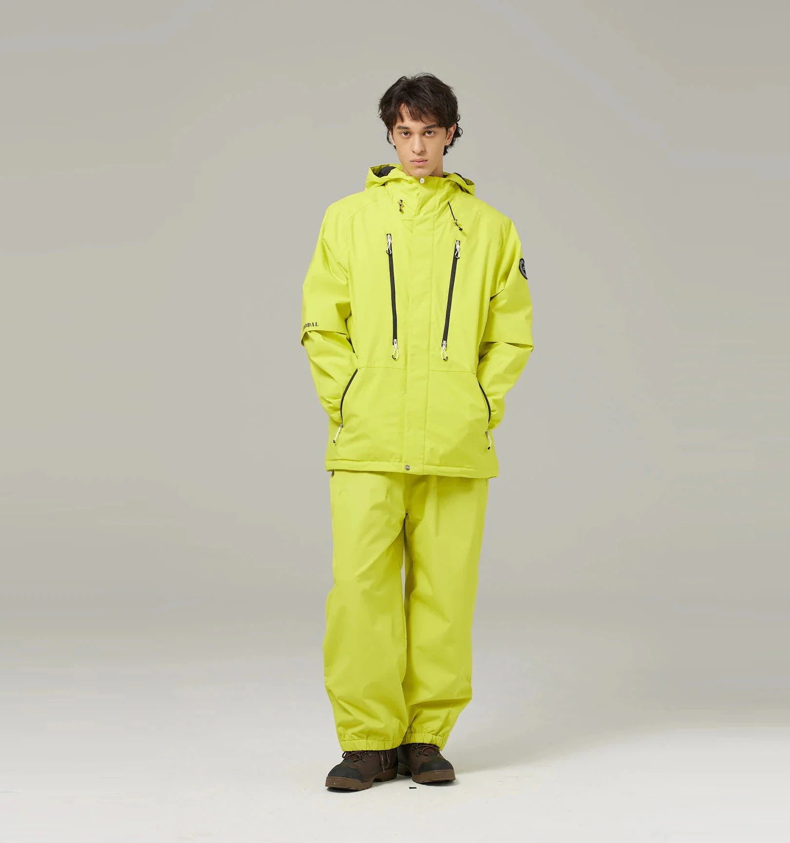 出荷が迅速である スノーボードウェア 2026 2026 上下セット メンズ レディース ジャケット パーカー パンツ ズボン 蛍光黄色 ピンク ゆったり 厚手 撥水 韓国風 スノボウェア スノーウェ