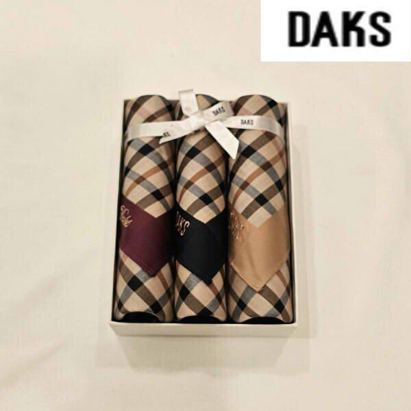 DDO14_男女3枚 先染め ハンカチ セット