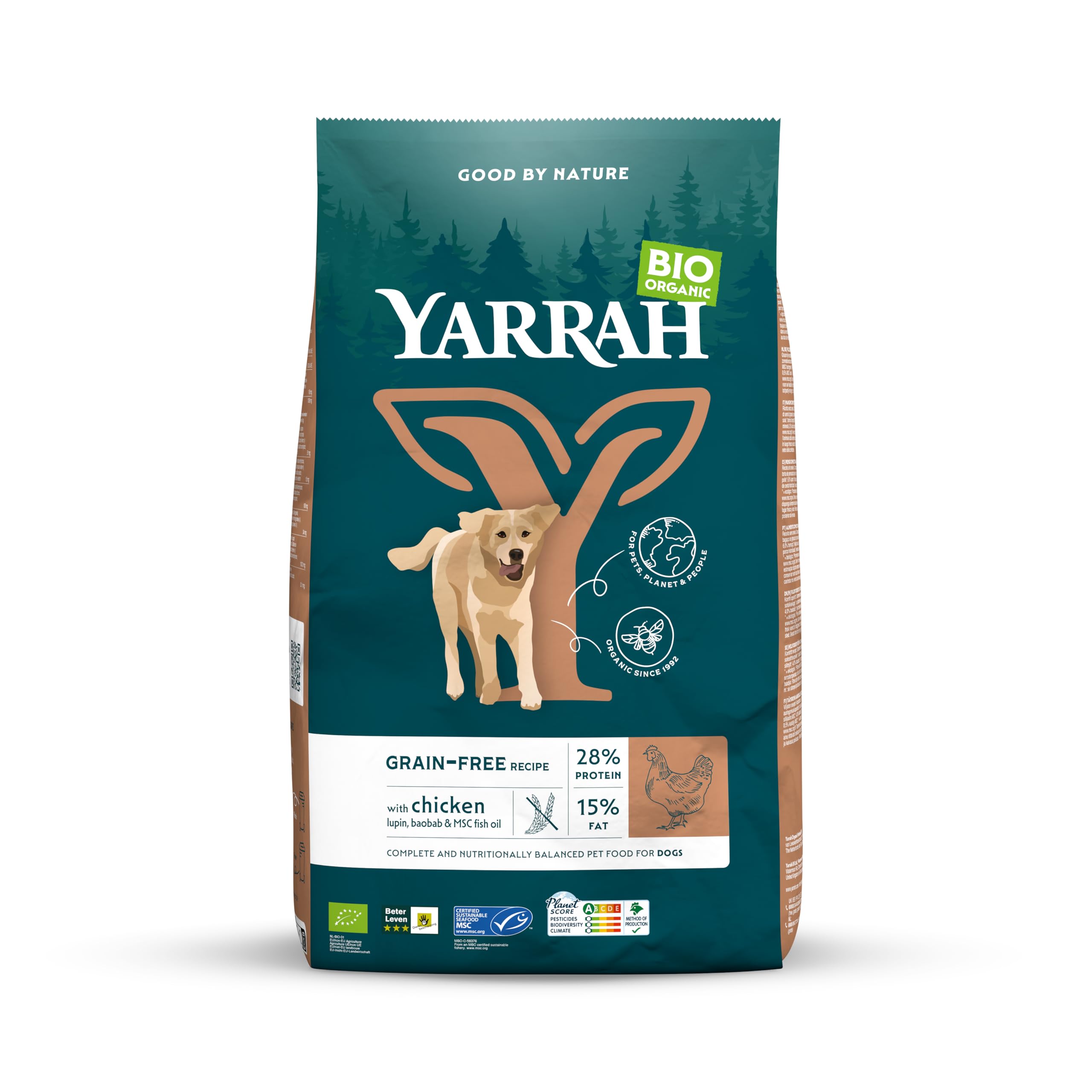 YARRAH（ヤラー）オーガニックドッグフード 小麦不使用 2kg