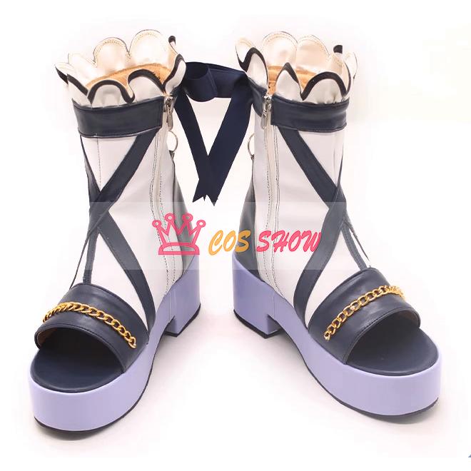 2025新品販売 バーチャル Vtuber 星街すいせい 武道館ライブ衣装 コスプレシューズ 靴 ブーツ イベント 文化祭 男女兼用 学園祭 お祭り ハロウィン 撮影用