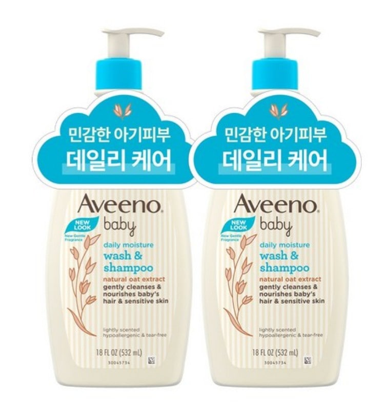 [1+1] ベビー デイリー モイスチャー ウォッシュ&シャンプー 354mL