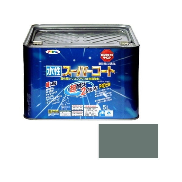 水性スーパーコート 5L (ライトグレー) 7,029円