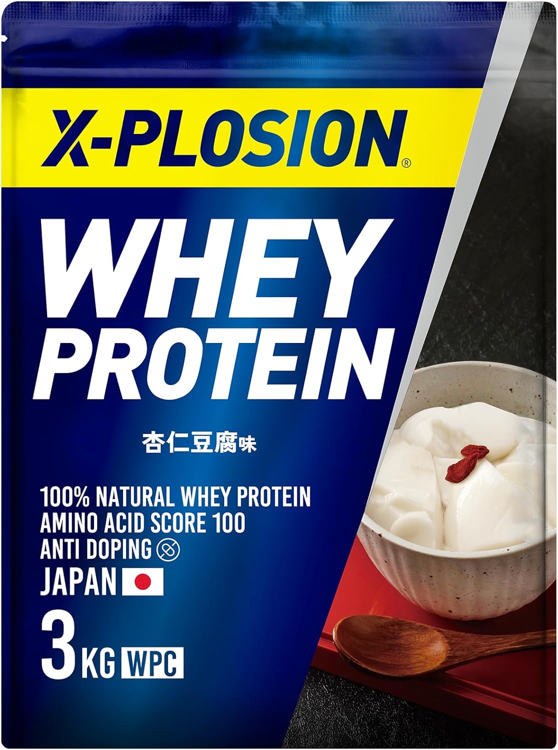 エクスプロージョン プロテイン 3kg ホエイプロテイン 杏仁豆腐味 WPC X-PLOSION 日本製造