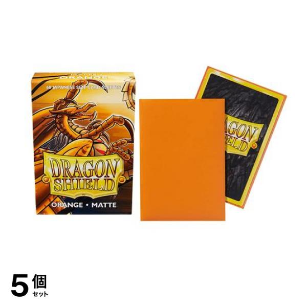 ドラゴンシールド マットカードスリーブ ジャパニーズ AT-11113 オレンジ 60枚入 5個セット