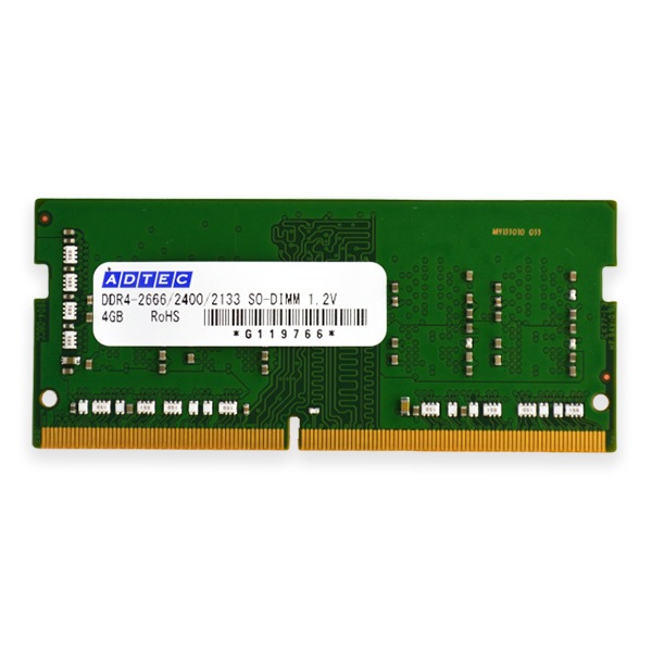 ADS2666N-H8GW DDR4-2666 PC4-2666 (PC4-21300) 260pin SO-DIMM 8GB×2枚