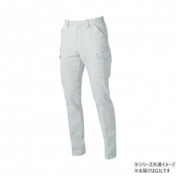 桑和 3472-08　カーゴパンツ G3Lサイズ シルバーグレー（22） SOWA