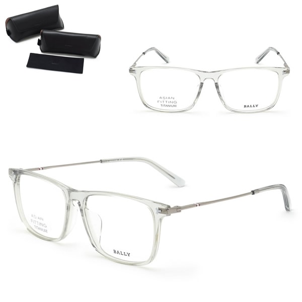 BY5057-D/V 020 56 フレーム メガネ 眼鏡 フレームのみ クリアグレー シルバー アジアンフィット メンズ レディース