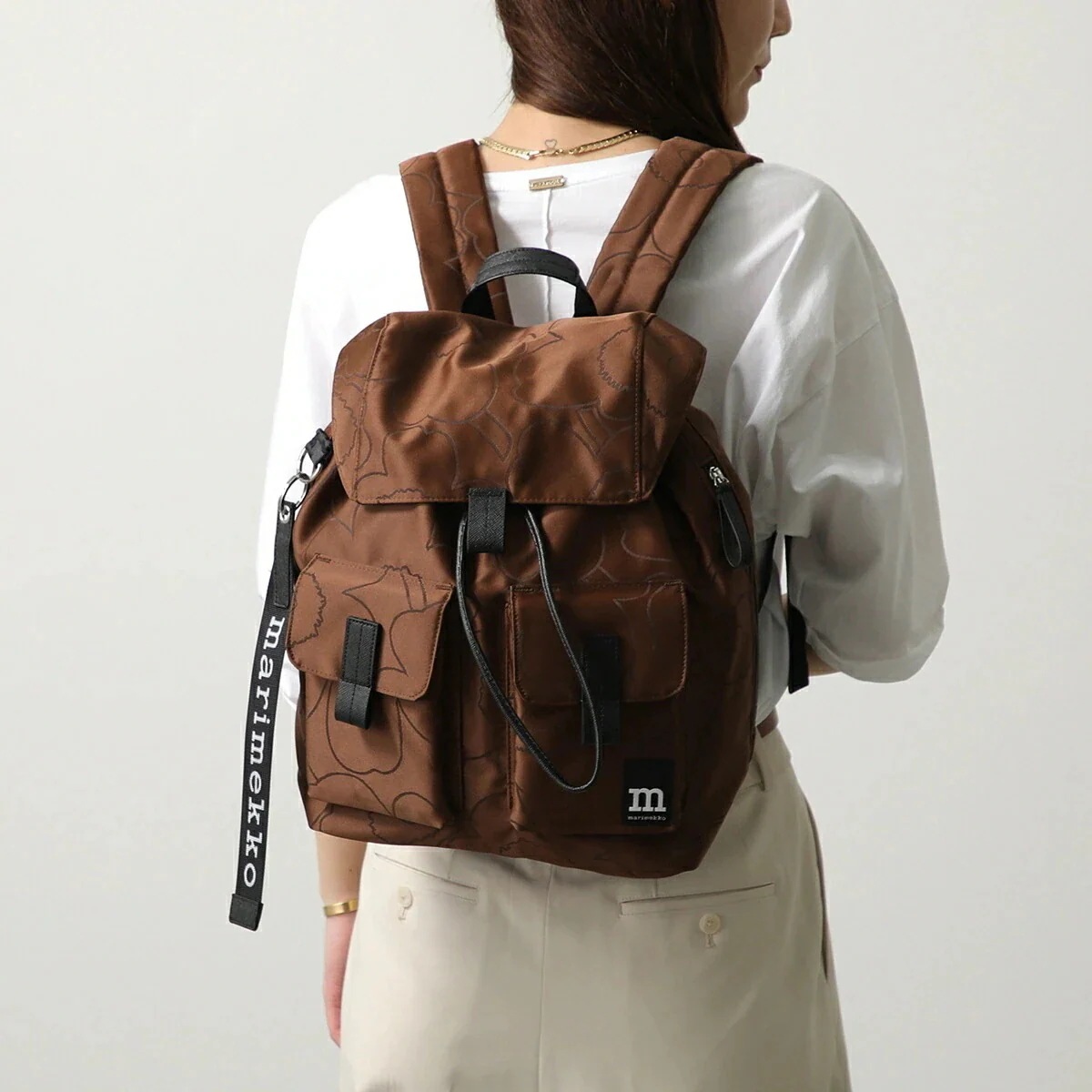 marimekko マリメッコ バックパック EVERYTHING BACKPACK L UNIKKO エブリシング ウニッコ 093994 レディースリュック ナイロン ロゴ 鞄 890 【mega