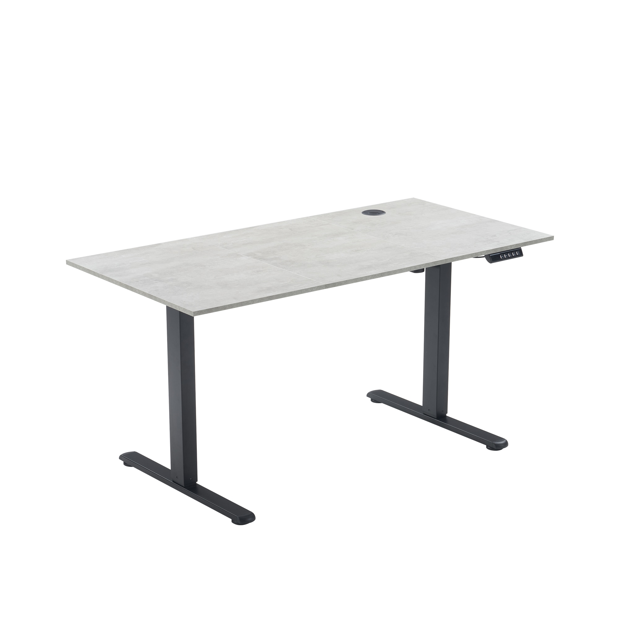 【国内発送】1397グレー 電動昇降デスク スタンディングデスク 電動 幅140cm昇降デスク 昇降式テーブル 昇降式デスク 昇降 高さ調整 リモートワーク デスク 在宅 テレワーク 昇降式 オフィス