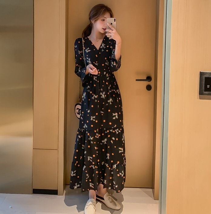 フレア 大人 ワンピース 五分丈 Vネック ロング丈 背中見せ 楽天市場】背中 深v（ワンピース｜レディースファッション）の通販