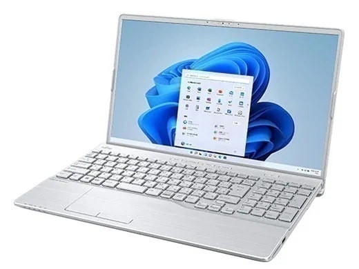 FMV LIFEBOOK AH50/H3 FMVA50H3S [ファインシルバー] ノートパソコン(15.6型/AMD Ryzen 7 5700U/16GB/256GB/win 11/OFFICE)