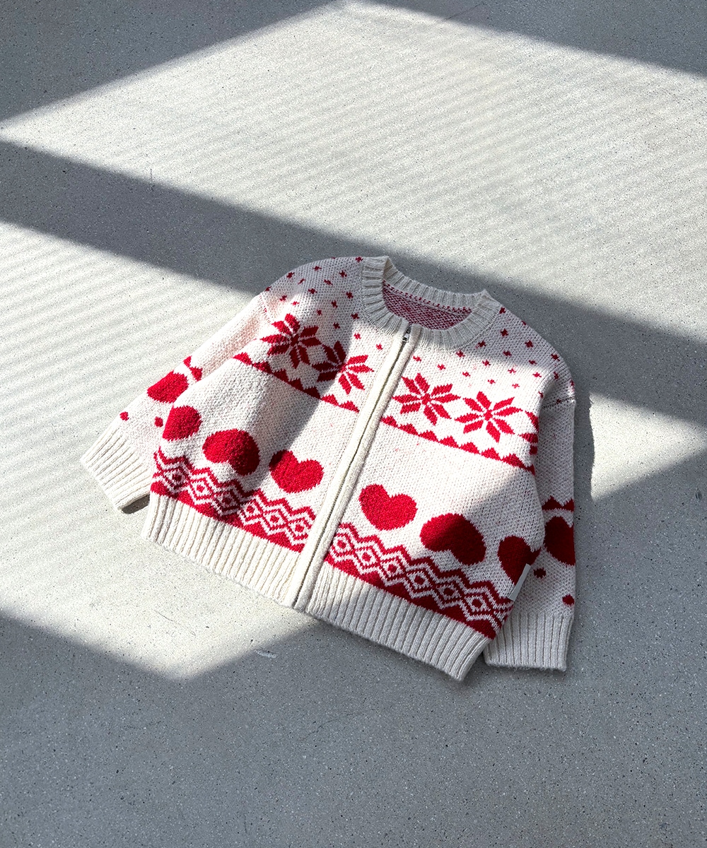 フェアリーニットジップアップ