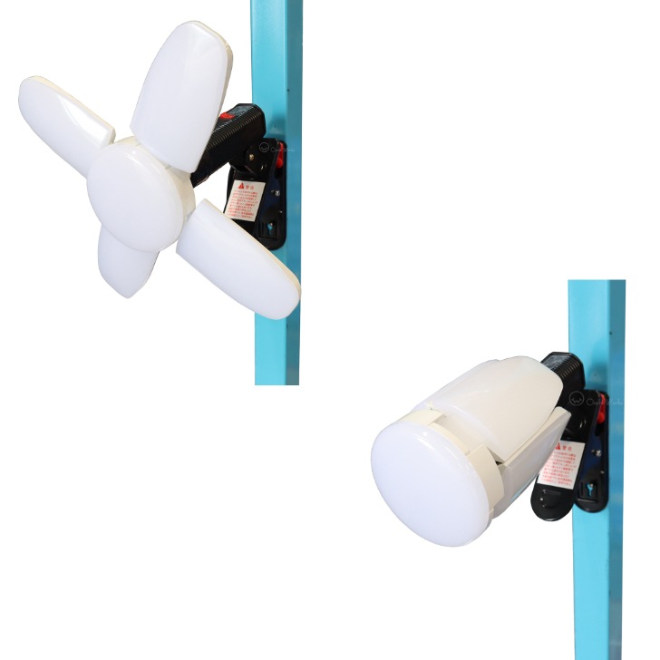 スーパールミネX60CL LED電球付きクリップランプ SLX-60CL 屋内用 作業灯 WING ACE ウィングエース