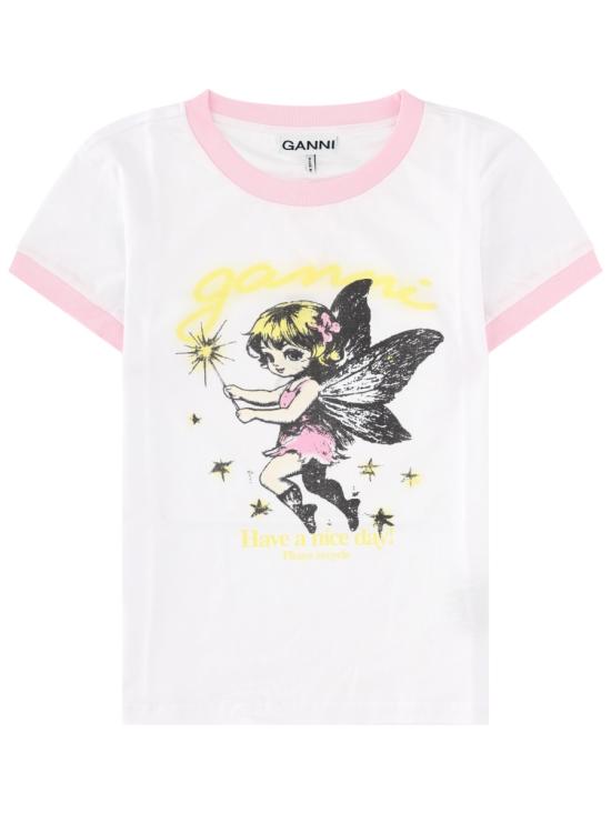 GANNI Women Tops A1050144 151 WHITE
