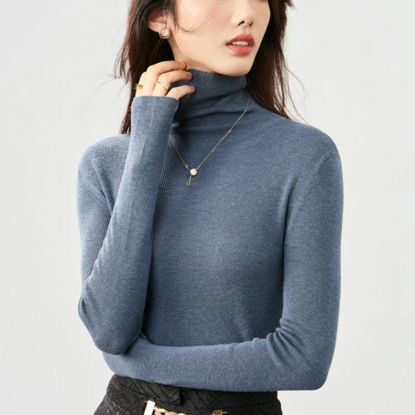 クーポン レディース ニットセーター プルオーバー セーター 無地 おしゃれ ニット トップス 長袖 カットソー 秋 冬 かわいい タートルネック ハイネック リブプルオーバー 大人 可愛い リブニッ
