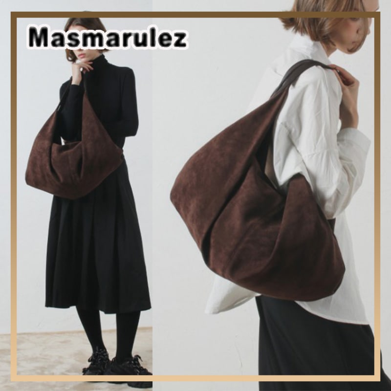 【MASMARULEZ】 Wing suede bag _ Choco Brown 10,488円