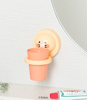 [韓国リビング] チュンシク 接着式 歯磨きカップ トイレ用品 10cm