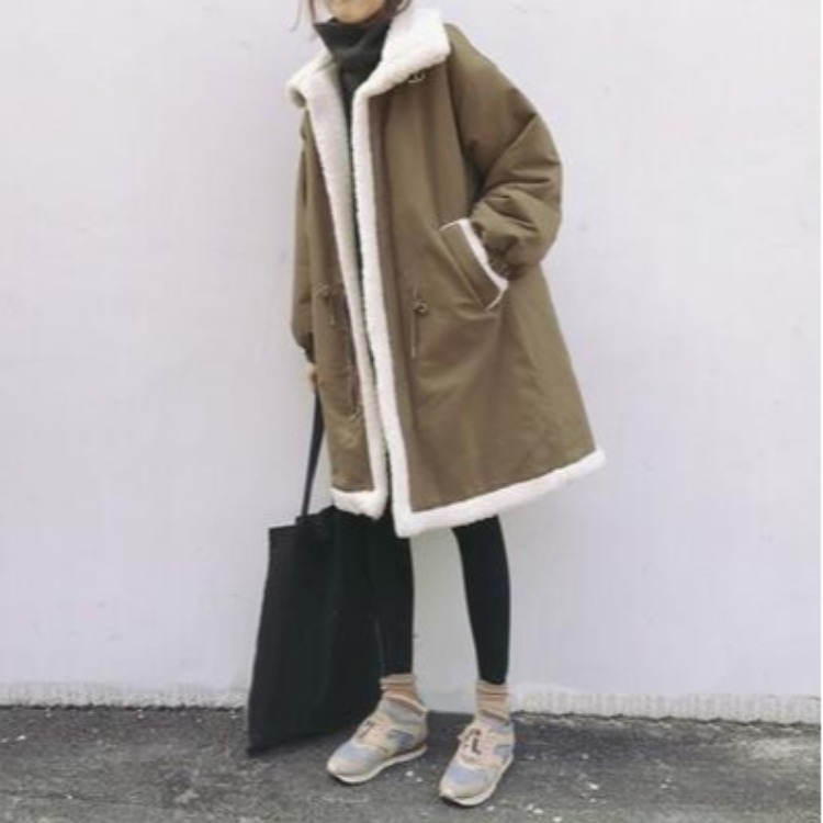 高級な質感 レディース 裏ボアコート 厚手 防寒 裏起毛コート 冬 コート ハイネック 暖かい お洒落 冬コート 裏ボア 厚手コート 防風