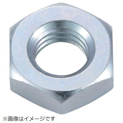 他サイト： トラスコ中山　六角ナット3種 三価白 サイズM10×1.5 15個入　B7560010の商品画像
