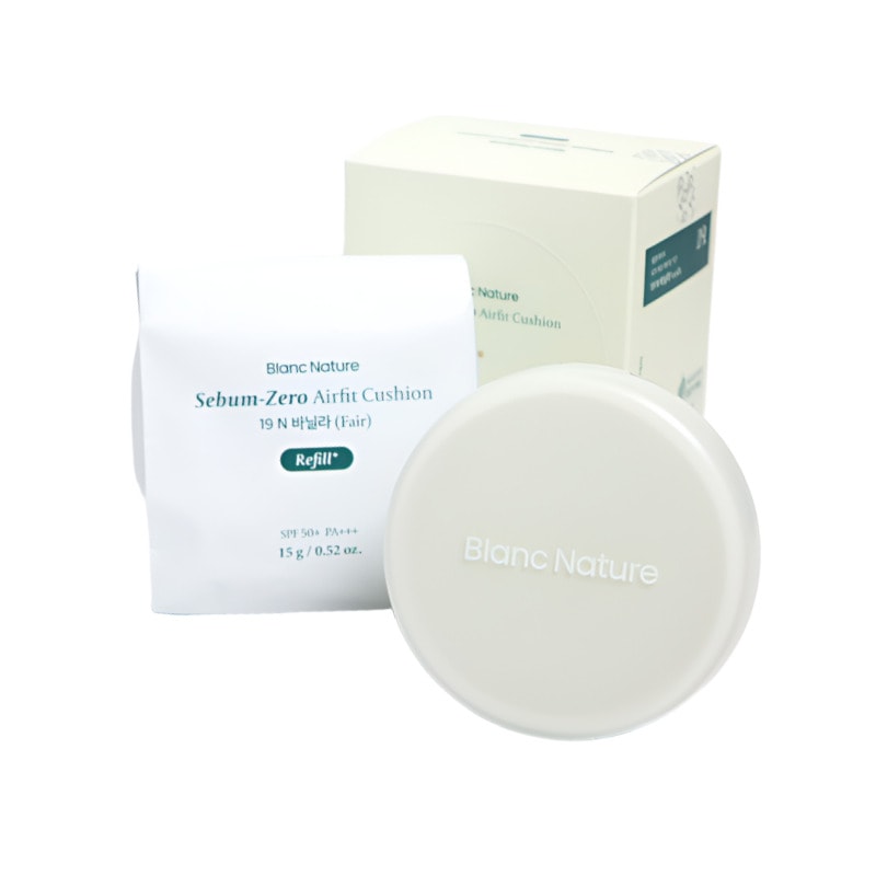 皮脂ゼロエアーフィットクッション 15g+15g（レフィル）（3colors）