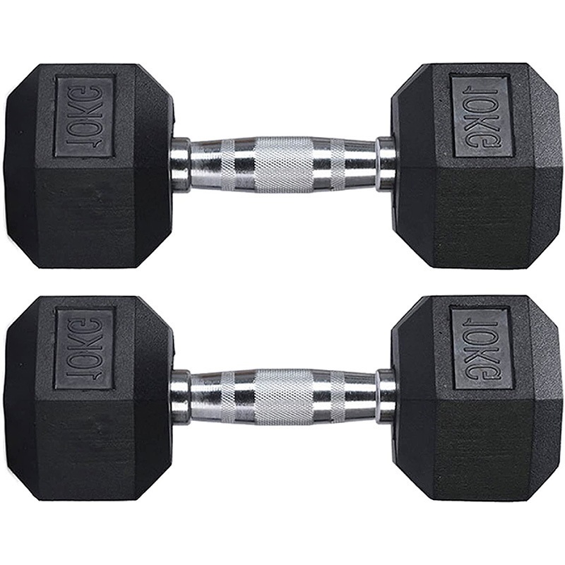 ヘキサゴンダンベル 六角 10kg 2個セット 筋トレ トレーニング 自宅 5,502円