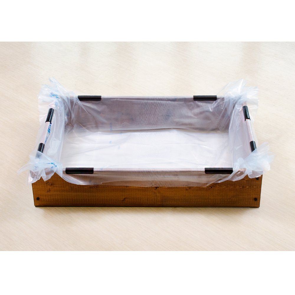 お手軽ビオトープ　池製作キット（Ｗ９０XＤ６０XＨ１８．５ｃｍ）　ブラウン　ＣＲＣ15―10―08―30―30