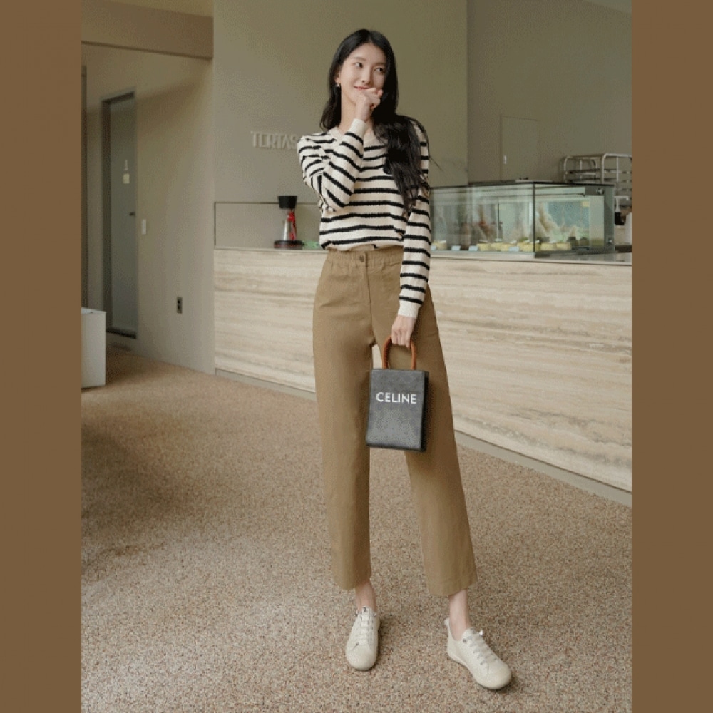 クリック&ファニーハニーフィットバイオバンディングコットンバギーパンツ [SMLサイズ]