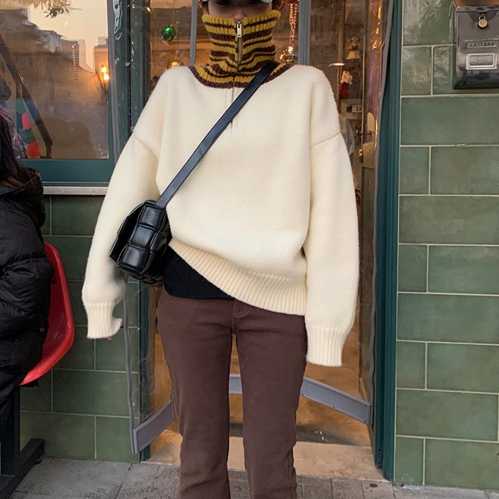 タートルネック ニット レディース トップス セーター 長袖 ハイネック タートルネック ストリート 大人可愛い カジュアル おしゃれ かっこいい ルーズ 個性的 存在感 とろみ感 無地 秋 冬