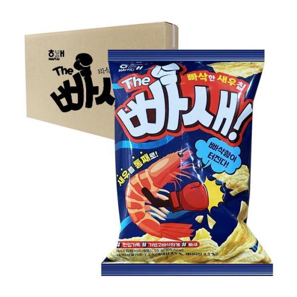 ヘテ パササッとしたエビチップ 55g 16入り